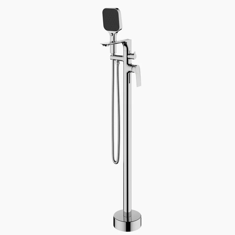 Floor-Standing Bath/Shower Mixer 57 3801 57 3801 brass brass rain shower system
