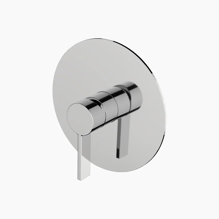 Concealed wall mounted brass shower valve